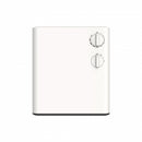 MYLEK 1800W Electric Flat Fan Heater Portable Adjustable Thermostat 2 Heat Settings