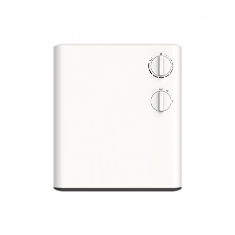 MYLEK 1800W Electric Flat Fan Heater Portable Adjustable Thermostat 2 Heat Settings