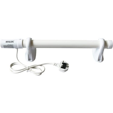 Mylek Tubular Heater 135W - 1050mm - Low Energy Tube - Built in Thermostat And Mounting Brackets Greenhouse, Garage, Caravan