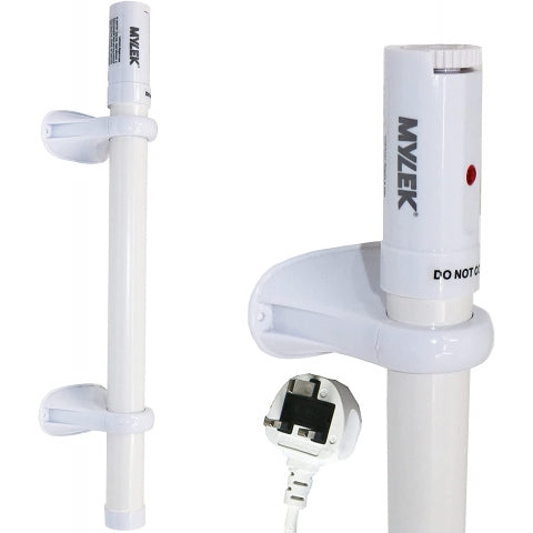 Mylek Tubular Heater 55W 510mm Low Energy Tube Built in Thermostat And Mounting Brackets Greenhouse, Garage, Caravan