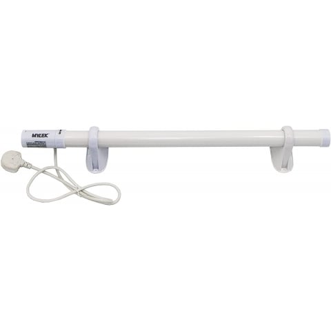 Mylek Tubular Heater 135W - 1050mm - Low Energy Tube - Built in Thermostat And Mounting Brackets Greenhouse, Garage, Caravan