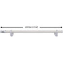Mylek Tubular Heater 135W - 1050mm - Low Energy Tube - Built in Thermostat And Mounting Brackets Greenhouse, Garage, Caravan