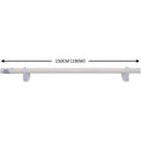 Tubular Heater 55W Low Energy - Tube 51cm and Cage Guard 41cm - Adjustable Thermostat
