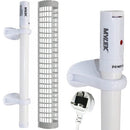Mylek Tubular Heater 190W - 1500mm - Low Energy Tube - Built in Thermostat And Mounting Brackets Greenhouse, Garage, Caravan