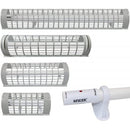 Mylek Tubular Heater 190W - 1500mm - Low Energy Tube - Built in Thermostat And Mounting Brackets Greenhouse, Garage, Caravan