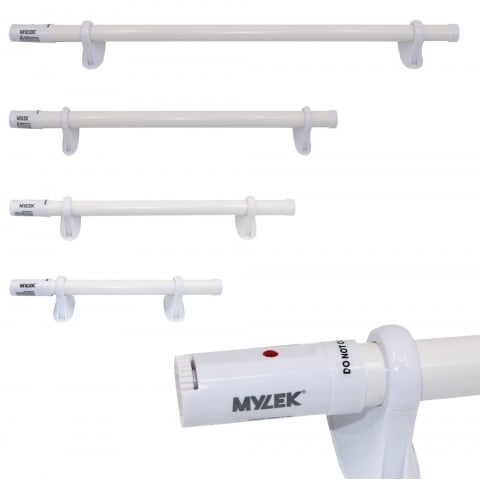 Mylek Tubular Heater 190W - 1500mm - Low Energy Tube - Built in Thermostat And Mounting Brackets Greenhouse, Garage, Caravan