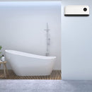 MYLEK Over Door Heater 2000W Wall Mounted Indoor Overdoor Hot Air Downflow Curtain Silver