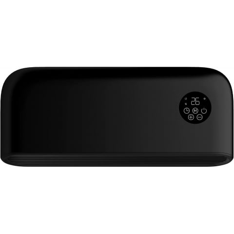 MYLEK Over Door Heater 2000W Wall Mounted Indoor Overdoor Hot Air Downflow Curtain Black