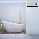 MYLEK Over Door Heater 2000W Wall Mounted Indoor Overdoor Hot Air Downflow Curtain Silver