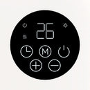 MYLEK Over Door Heater 2000W Wall Mounted Indoor Overdoor Hot Air Downflow Curtain White