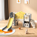 Kidkid Toddler Indoor Playground with Slide and Hoop