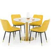 Delaunay Dining Chair - Pink/Grey/Blue/Mustard