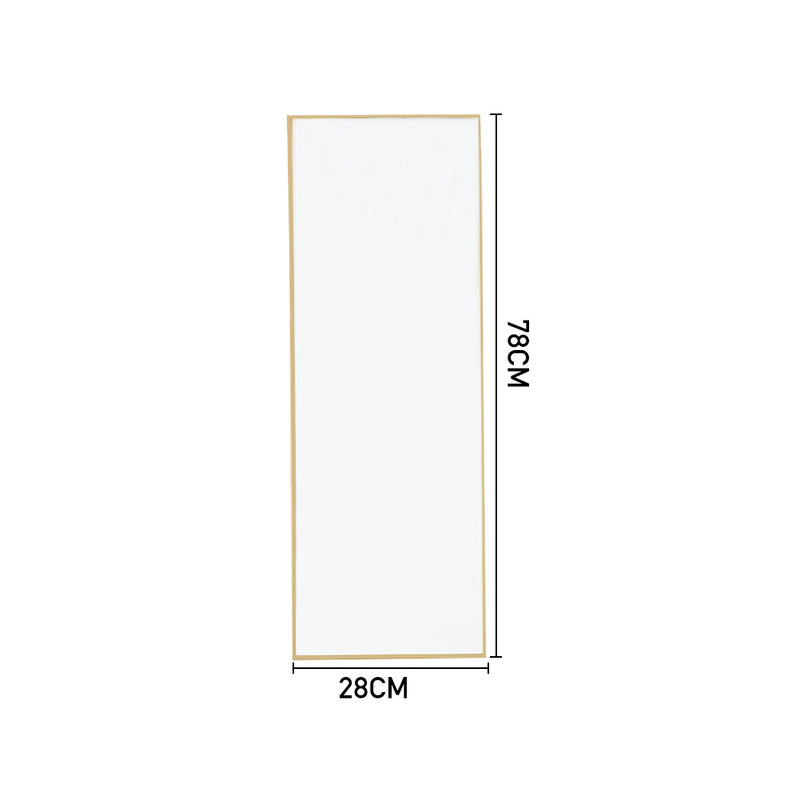 Livingandhome Metal Frame Over the Door Full Length Mirror