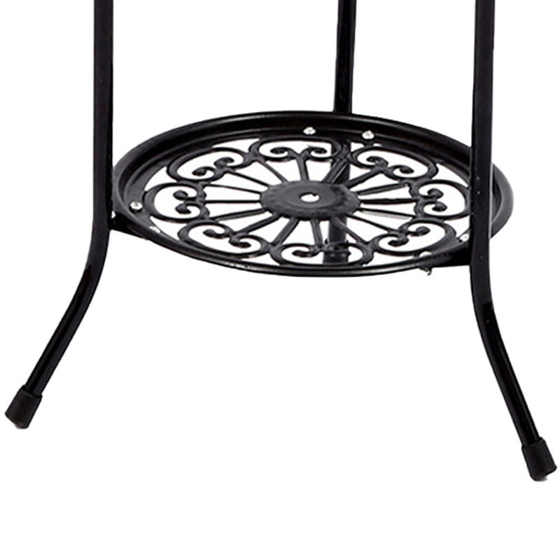 Breeins Black Metal Plant Display Rack