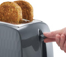 Russell Hobbs Honeycomb 2 Slice Toaster - Grey