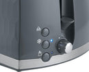 Russell Hobbs Honeycomb 2 Slice Toaster - Grey