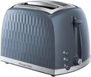 Russell Hobbs Honeycomb 2 Slice Toaster - Grey