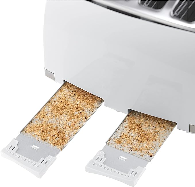 Russell Hobbs Honeycombe 4 Slice Toaster - White