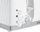 Russell Hobbs Honeycombe 4 Slice Toaster - White