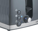 Russell Hobbs Honeycombe 4 Slice Toaster - Grey