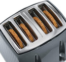 Russell Hobbs Honeycombe 4 Slice Toaster - Grey