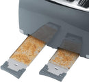 Russell Hobbs Honeycombe 4 Slice Toaster - Grey