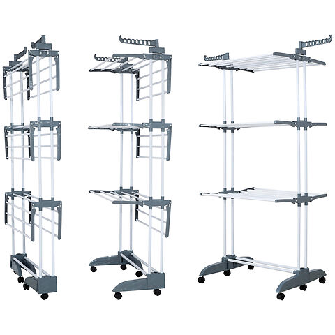 Homefront Clothes Airer Dryer - Lightweight & Foldable Design - Suitable For Indoor Or Outdoor Use