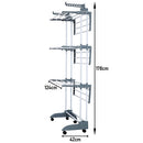 Homefront Clothes Airer Dryer - Lightweight & Foldable Design - Suitable For Indoor Or Outdoor Use
