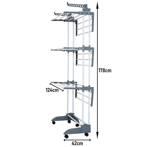 Homefront Clothes Airer Dryer - Lightweight & Foldable Design - Suitable For Indoor Or Outdoor Use