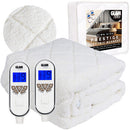GlamHaus Prestige Electric Blanket King Size With 9 Body Settings, 9 Feet Settings, 9 Full Body Settings, 10 Timer Settings