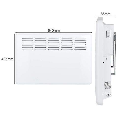 MYLEK Panel Heater Eco Smart WiFi App Radiator Electric Low Energy with Timer and Thermostat