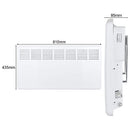 MYLEK Panel Heater Eco Smart WiFi App Radiator Electric Low Energy with Timer and Thermostat