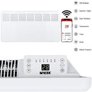 MYLEK Panel Heater Eco Smart WiFi App Radiator Electric Low Energy with Timer and Thermostat