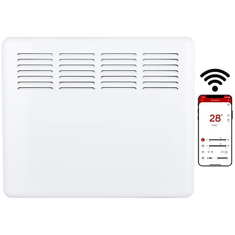 MYLEK Panel Heater Eco Smart WiFi App Radiator Electric Low Energy With Timer And Thermostat