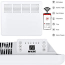 MYLEK Panel Heater Eco Smart WiFi App Radiator Electric Low Energy with Timer and Thermostat