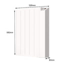 MYLEK Electric Radiator Panel Heater WIFI Smart APP Eco Bathroom Safe Wall Mounted Timer Thermostat