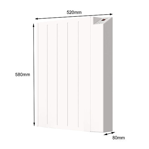 MYLEK Electric Radiator Panel Heater WIFI Smart APP Eco Bathroom Safe Wall Mounted Timer Thermostat