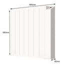 MYLEK Electric Radiator Panel Heater WIFI Smart APP Eco Bathroom Safe Wall Mounted Timer Thermostat