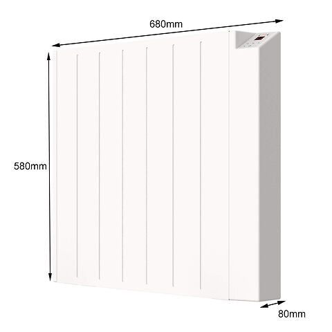 MYLEK Electric Radiator Panel Heater WIFI Smart APP Eco Bathroom Safe Wall Mounted Timer Thermostat