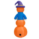 Lifeideas 6ft Halloween Inflatable Stacked Pumpkin and Ghost Decoration