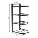 Lifeideas 4-Tier Adjustable Kitchen Organizer Rack for Pot Pan