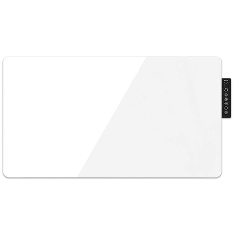 Mylek Radiator Glass Panel Heater White Wifi Enabled Smart with APP 2000W