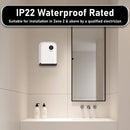 MYLEK Bathroom Heater 2KW Downflow With Thermostat, LED Display And Timer