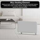 Mylek Radiator Mica Panel Heater, Wifi Enabled Smart APP 2000W Electric, Triac Thermostat