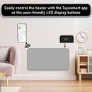 Mylek Radiator Mica Panel Heater, Wifi Enabled Smart APP 2000W Electric, Triac Thermostat