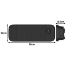 MYLEK Overdoor Black Air Curtain Heater Fan 2000W, Smart WIFI App Or Remote Control 2kw