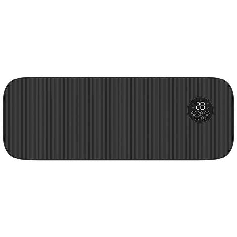 MYLEK Overdoor Black Air Curtain Heater Fan 2000W, Smart WIFI App Or Remote Control 2kw