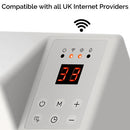 MYLEK Electric Radiator Panel Heater WIFI Smart APP Eco Bathroom Safe Wall Mounted Timer Thermostat