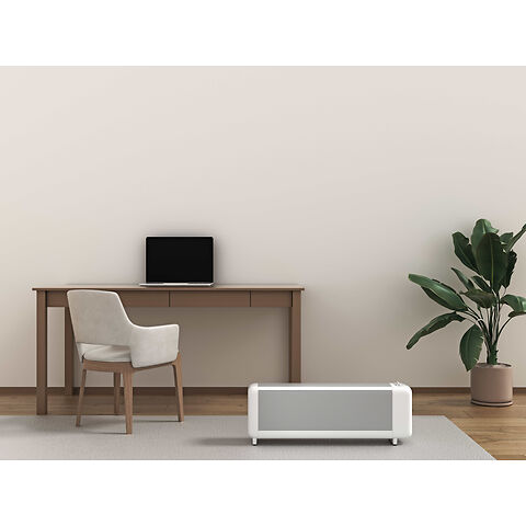 MYLEK Low Level Heater Mica Radiator Advanced Thermostat Control 2Kw