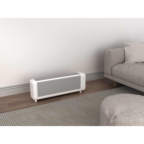 MYLEK Low Level Heater Mica Radiator Advanced Thermostat Control 2Kw